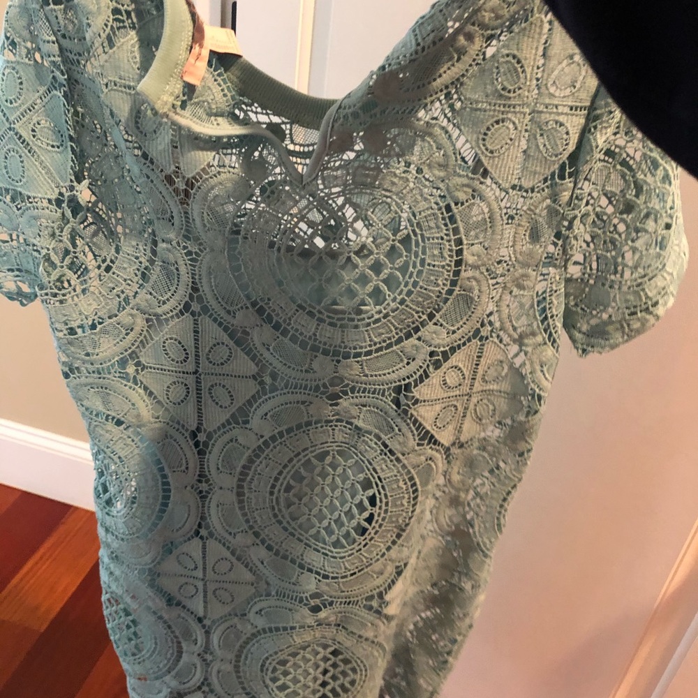 Blue bodycon dress